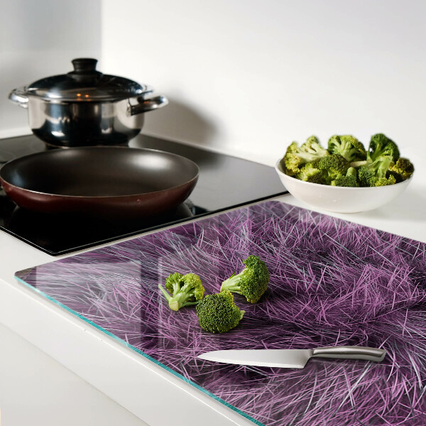Glas schneidebrett Lila Fell