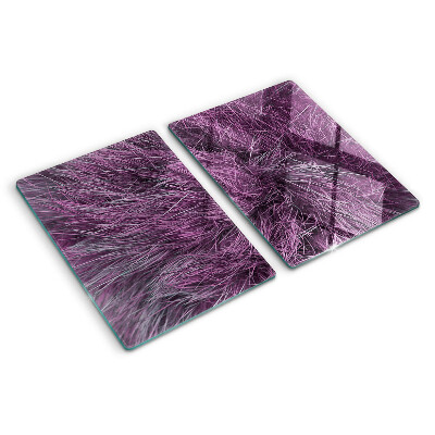 Glas schneidebrett Lila Fell