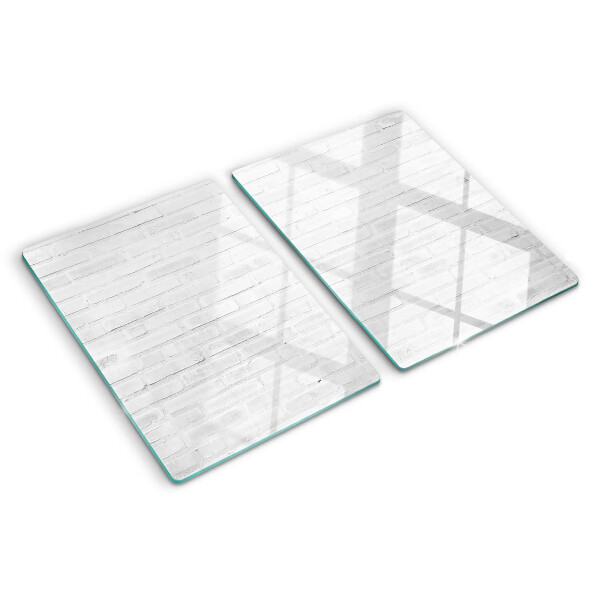 Schneidebrett Backsteinmauer im minimalistischen Stil