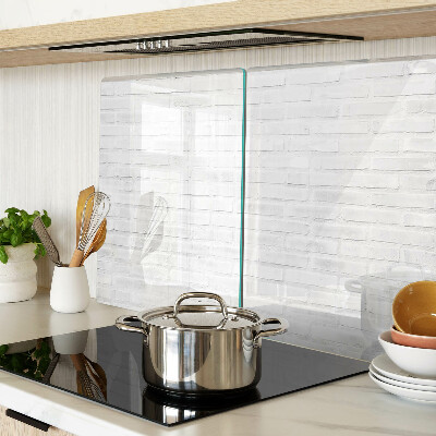 Schneidebrett Backsteinmauer im minimalistischen Stil