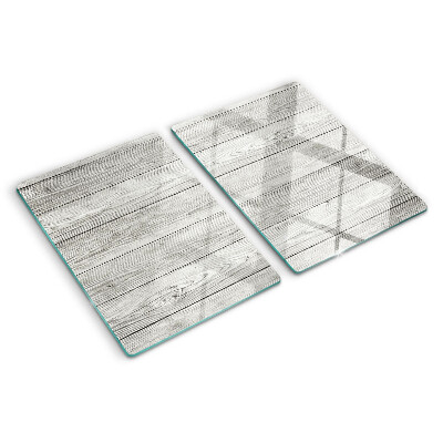 Schneidebrett aus Holz in Grautönen