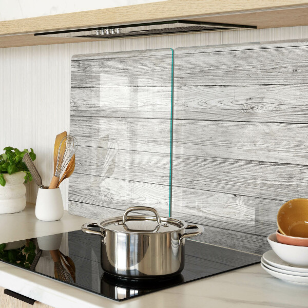 Schneidebrett aus Holz in Grautönen