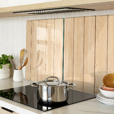 Schneidebrett glas Hellfarbenes Holzbrett