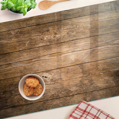 Schneidebrett Holzbrett mit einem Fenster