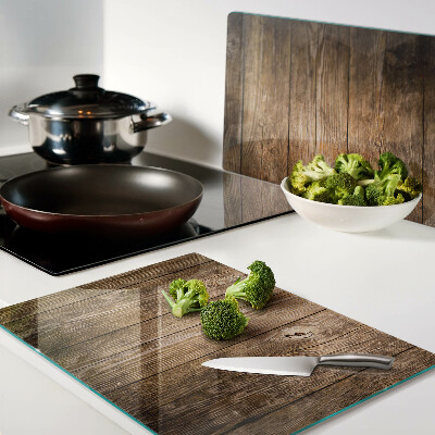 Schneidebrett Holzbrett mit einem Fenster