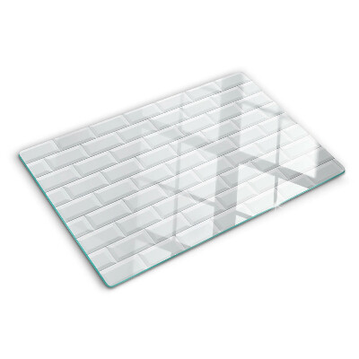 Schneidebrett mit Ziegelmauer-Design