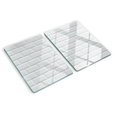 Schneidebrett mit Ziegelmauer-Design
