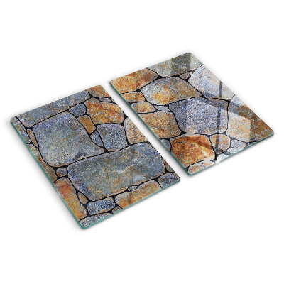 Glas schneidebrett Steinmuster mit Textur