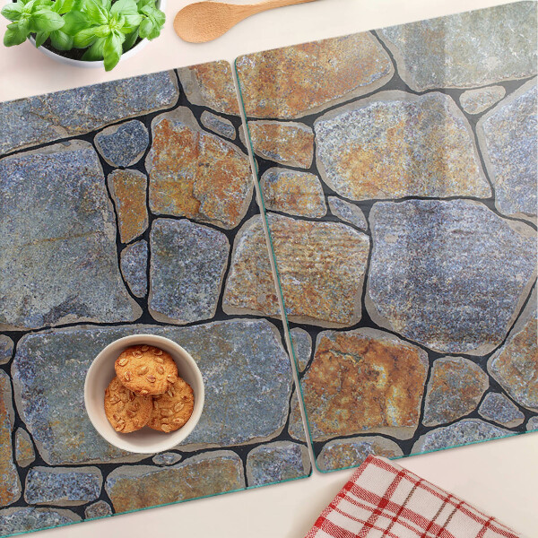 Glas schneidebrett Steinmuster mit Textur