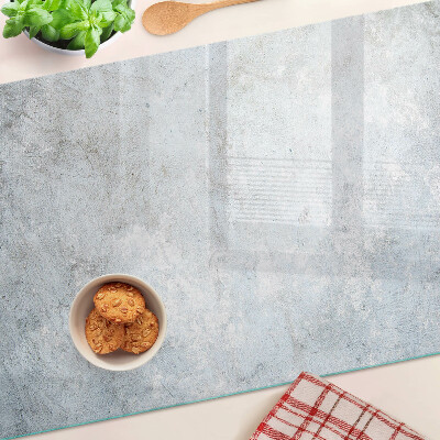 Schneidebrett mit Betoneffekt und spiegelnder Oberfläche