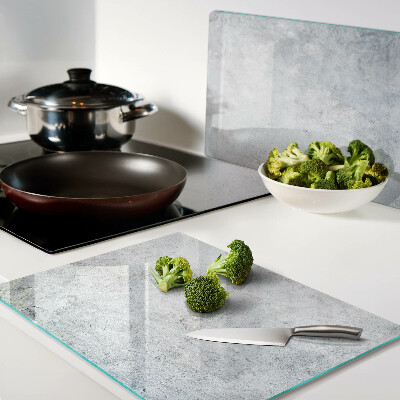 Schneidebrett Betoneffekt mit Spiegelung