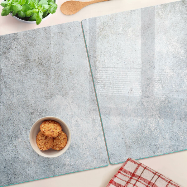 Schneidebrett mit Betoneffekt und spiegelnder Oberfläche