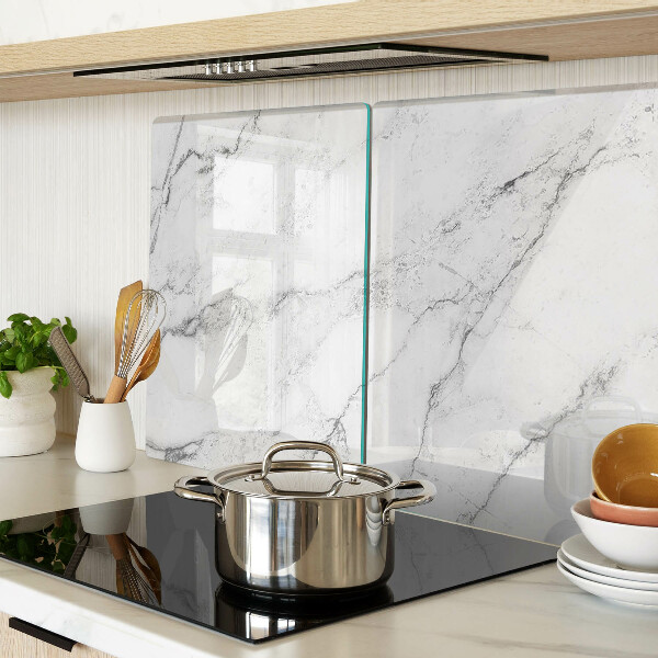 Glas-Schneidebrett mit Marmormuster