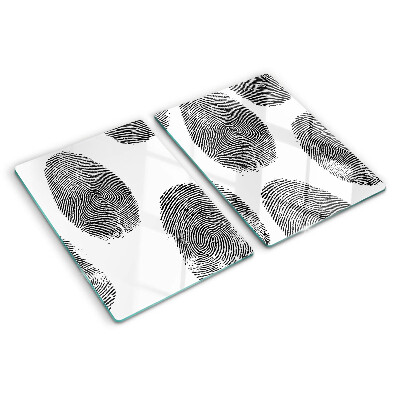 Schneidebrett Fingerabdrücke