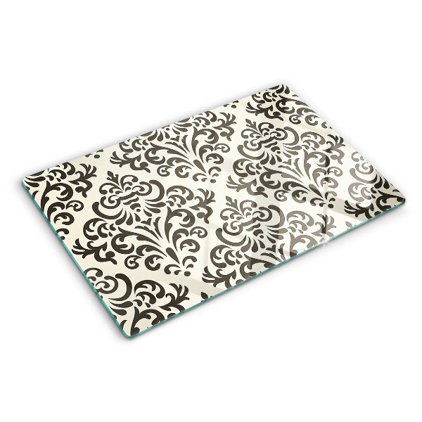 Schneidebrett Pflanzenmuster im Barockstil