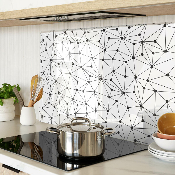 Glas schneidebrett Gittergeometrie