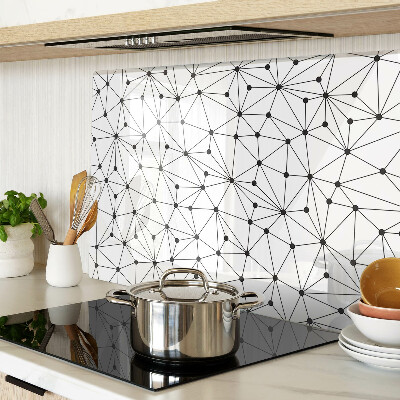 Glas schneidebrett Gittergeometrie