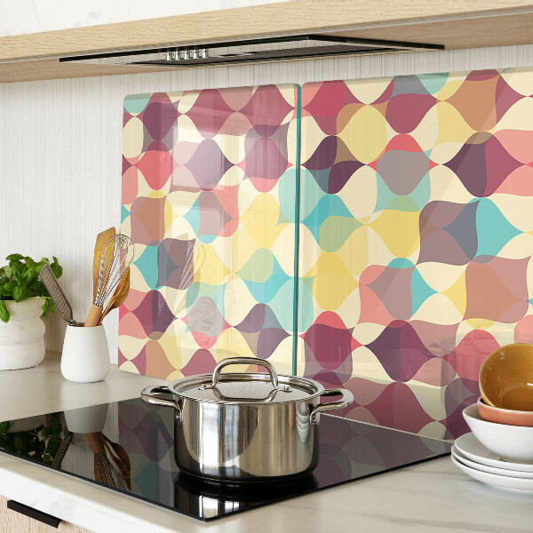 Schneidebrett Die Geometrie farbiger Kreise