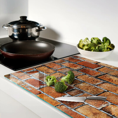 Schneidebrett Ziegelmauer