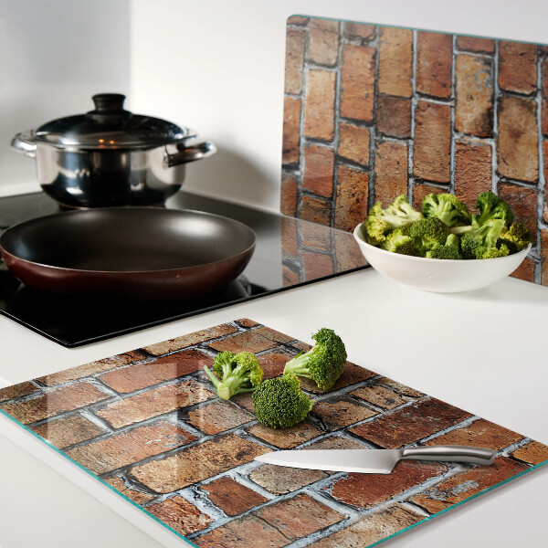 Schneidebrett Ziegelmauer