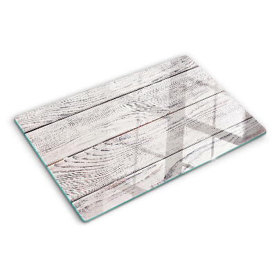 Schneidebrett aus Holz im rustikalen Stil