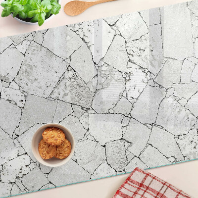 Glas schneidebrett Gerissener Marmor