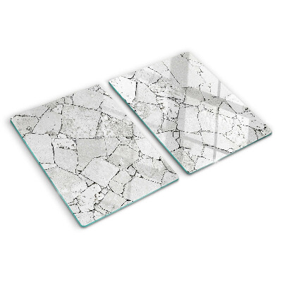 Glas schneidebrett Gerissener Marmor