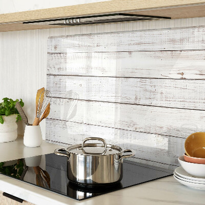 Glas-Schneidebrett im rustikalen Stil