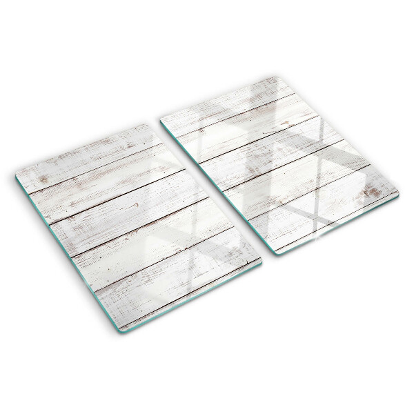 Glas-Schneidebrett im rustikalen Stil