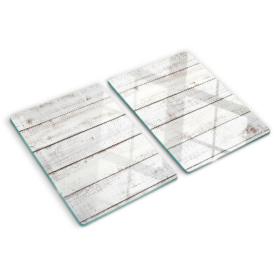 Glas-Schneidebrett im rustikalen Stil