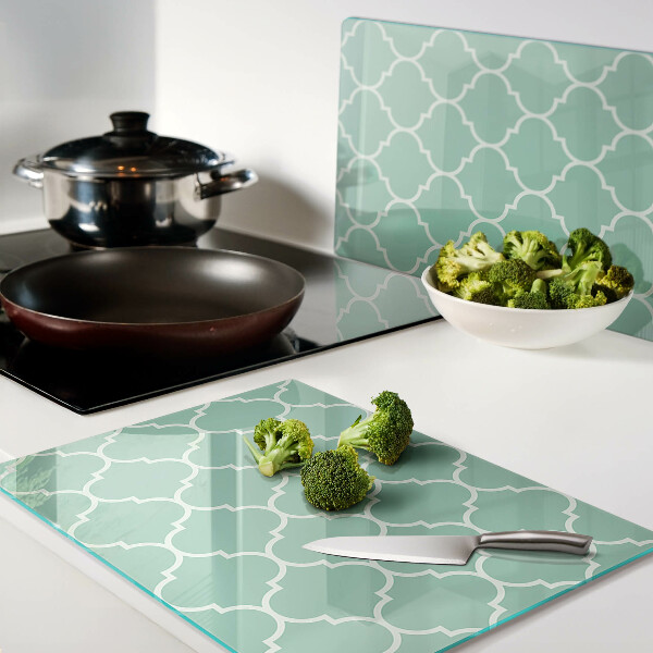 Glas schneidebrett Marokkanisches Muster