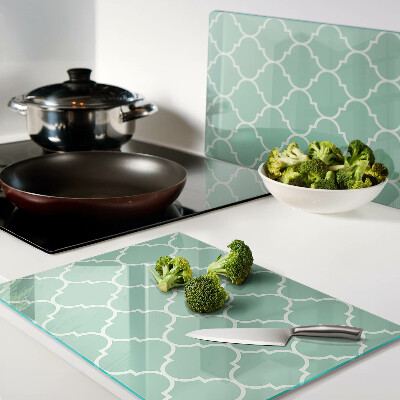 Glas schneidebrett Marokkanisches Muster