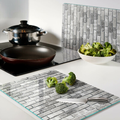 Schneidebrett Ziegelmauer