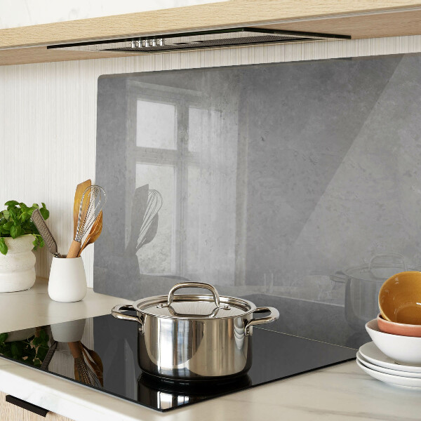 Schneidebrett Glas mit reflektierendem Fensterdesign