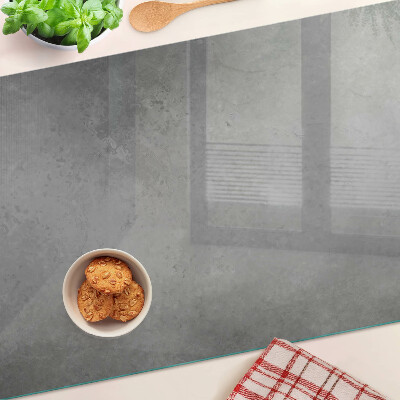 Schneidebrett glas Spiegelung im Fenster