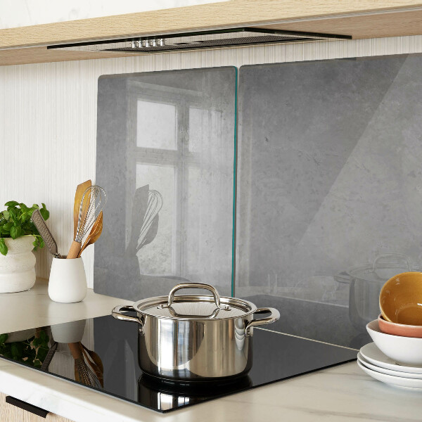 Schneidebrett Glas mit reflektierendem Fensterdesign