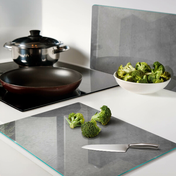 Schneidebrett glas Spiegelung im Fenster