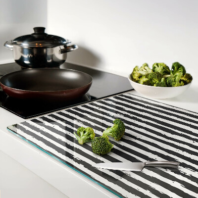 Schneidebrett mit Streifen im Graffiti‑Stil