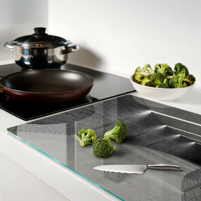 Schneidebrett Glas mit modernem Innenarchitektur‑Design