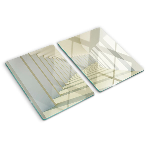 Schneidebrett Architektonische Perspektive mit Spiegeleffekt