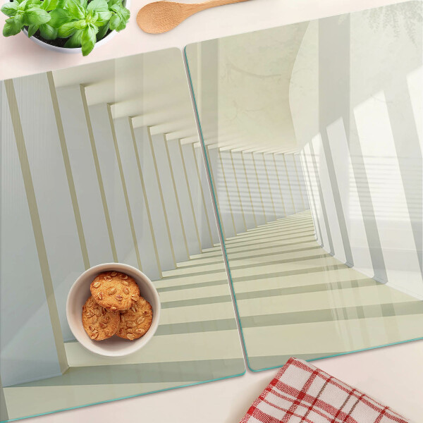 Schneidebrett Architektonische Perspektive mit Spiegeleffekt