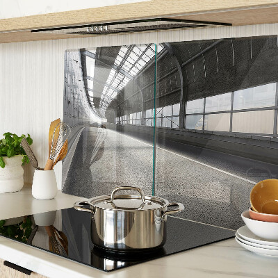 Glas schneidebrett Moderne Architektur und Geometrie