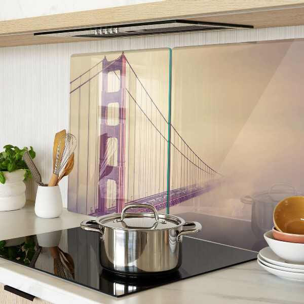 Glas schneidebrett Vintage Golden Gate Bridge