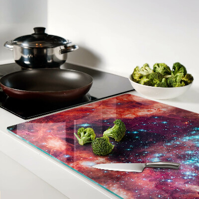 Schneidebrett Kosmische Landschaft mit Sternen