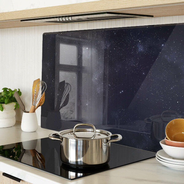 Schneidebrett glas Kosmisches Universum mit Sternen