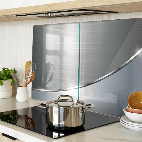 Schneidebrett glas Metallischer Glanz mit Reflexionen