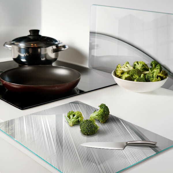 Glas schneidebrett Abstraktes Wellenmuster