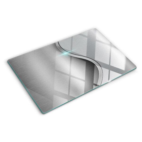 Schneidebrett mit modernem Design und wellenförmiger Kante