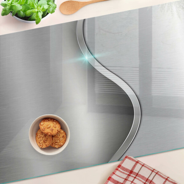 Schneidebrett mit modernem Design und wellenförmiger Kante