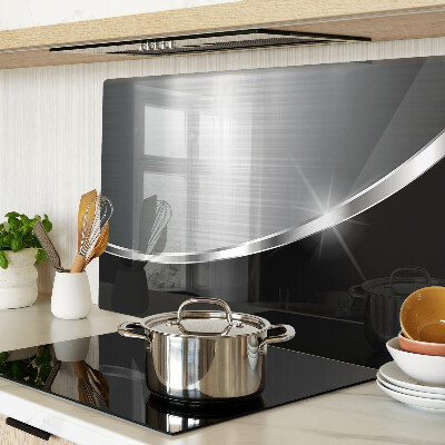 Glas schneidebrett Metallischer Glanz mit Reflexionen